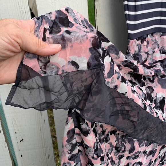 Baily44 maxi floral stripe dress Retrieve size L - Picture 5 of 11